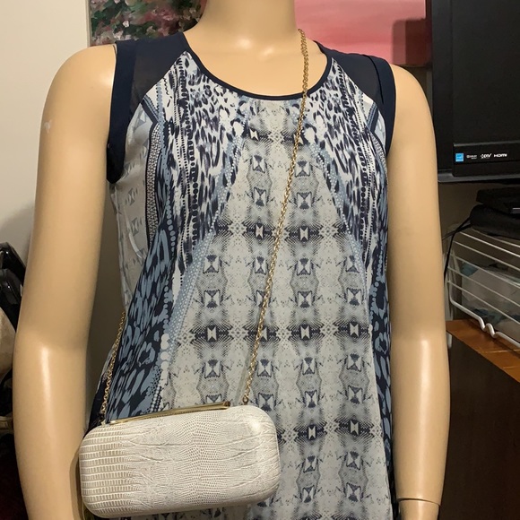 NEW KATE LANDRY LIGHT GOLD CHAIN Crossbody Clutch - Picture 2 of 12